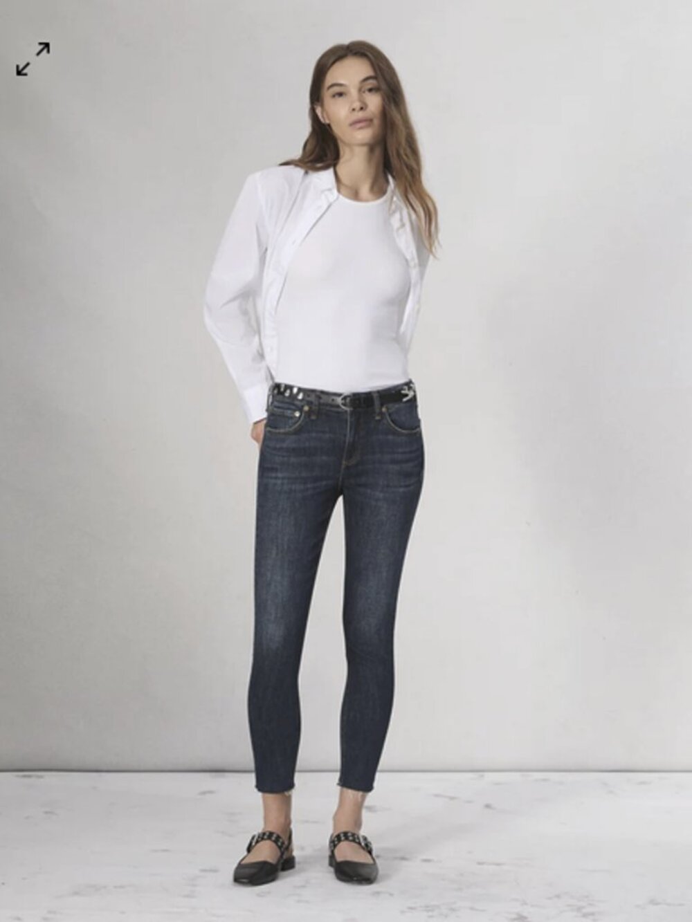 rag & bone Flexi Cate Mid Rise Ankle Skinny Jeans Sienna Size 30 NWT